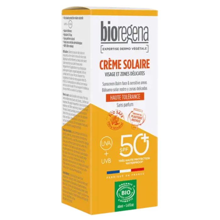 bioregena-bioregena-creme-solaire-haute-tolerance-visage-et-zone-delicats-spf50-40ml-cremes.jpg BIOREGENA CREME SOLAIRE HAUTE TOLERANCE VISAGE ET ZONE DELICATS SPF50+ 40ML – Image 1
