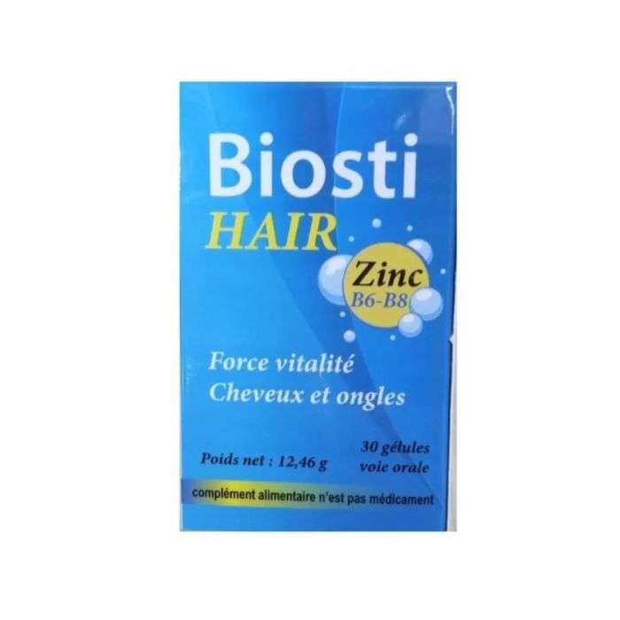 biosti-biosti-hair-complement-alimentaire-cheveux-et-ongles-30-gelules-complements-cheveux-et-ongles.jpg BIOSTI HAIR COMPLEMENT ALIMENTAIRE CHEVEUX ET ONGLES 30 GELULES – Image 1