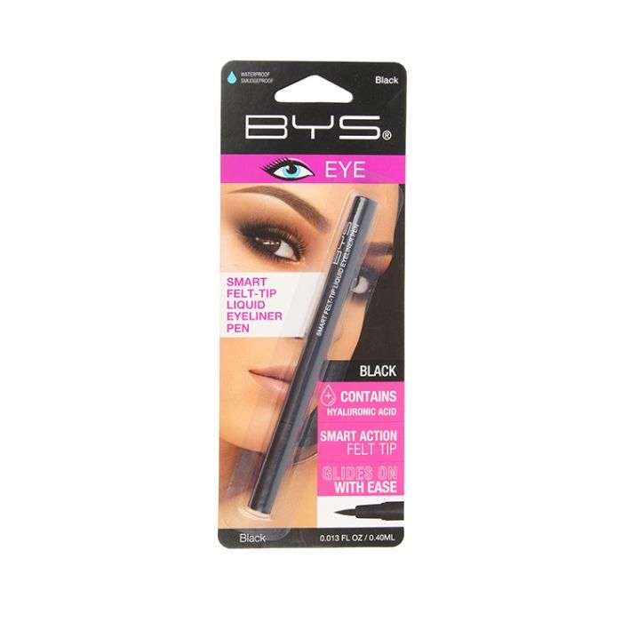 bys-bys-eye-smart-felt-tip-eyeliner-stylo-noir-yeux-et-sourcils.jpg BYS EYE SMART FELT TIP EYELINER STYLO NOIR – Image 1