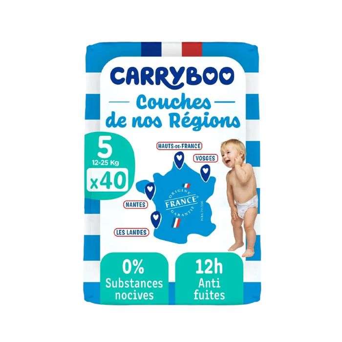 carryboo-carryboo-couches-taille-5-40-unites-12-25-kg-changes-bebe.jpg CARRYBOO COUCHES TAILLE 5 40 UNITES 12-25 KG – Image 1