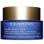 CLARINS MULTI ACTIVE NUIT CREME PREMIERES RIDES REVITALISANTE PEAUX NORMALES A MIXTES 50 ML