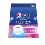 CREST 3D WHITESTRIPS SENSITIVE+LED LIGHT 28 STRIPS