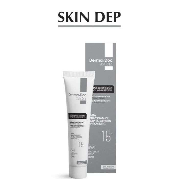 dermadoc-dermadoc-skin-dep-creme-depigmentante-intensive-spf15-40ml-cremes-depigmentantes.jpg DERMADOC SKIN DEP CREME DEPIGMENTANTE INTENSIVE SPF15+ 40ML – Image 1
