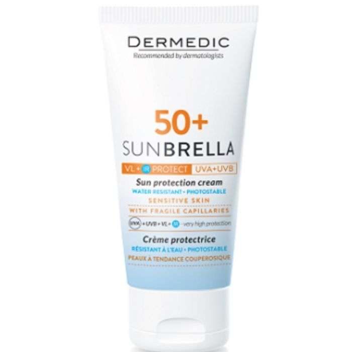 dermedic-dermedic-sunbrella-50-peaux-sensible-50-ml-cremes.jpg DERMEDIC SUNBRELLA 50+ PEAUX SENSIBLE 50 ML – Image 1