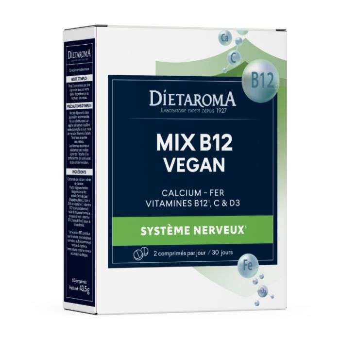 dietaroma-dietaroma-mix-b12-fer-d3-calcium-et-vitamine-c-complements-alimentaires.jpg DIETAROMA MIX B12 FER D3 CALCIUM ET VITAMINE C – Image 1