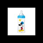DODIE BIBERON INITIATION+ 330ML MICKEY BLEU +6 M TET RONDE 3 VIT D3