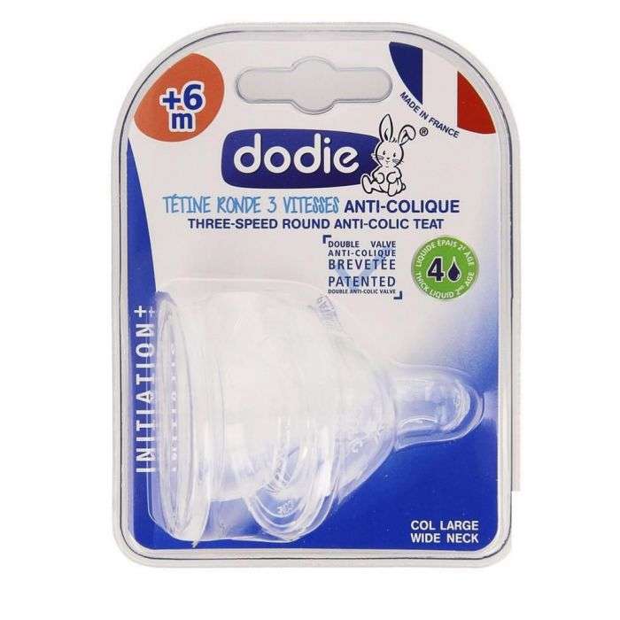 dodie-dodie-pacifier-initiation-wide-neck-6-mois-2-pieces-sucettes-et-attaches-sucettes.jpg DODIE PACIFIER+ INITIATION WIDE NECK +6 MOIS 2 PIECES – Image 1