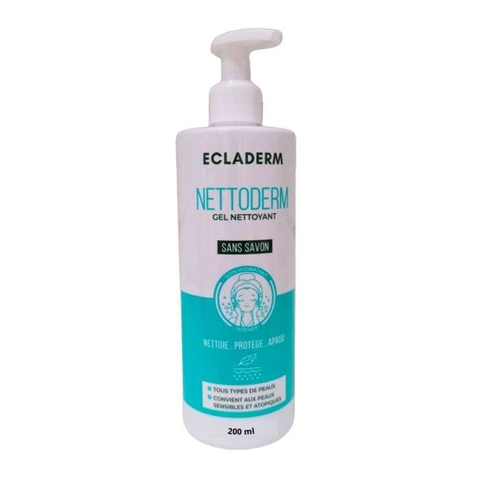 ecladerm-ecladerm-nettoderm-gel-nettoyant-200-ml-nettoyants-visage.jpg ECLADERM NETTODERM GEL NETTOYANT 200 ML – Image 1