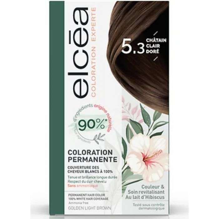 elcea-elcea-coloration-permanante-53-chatain-claire-coloration.jpg ELCEA COLORATION PERMANANTE 5.3 CHATAIN CLAIRE – Image 1