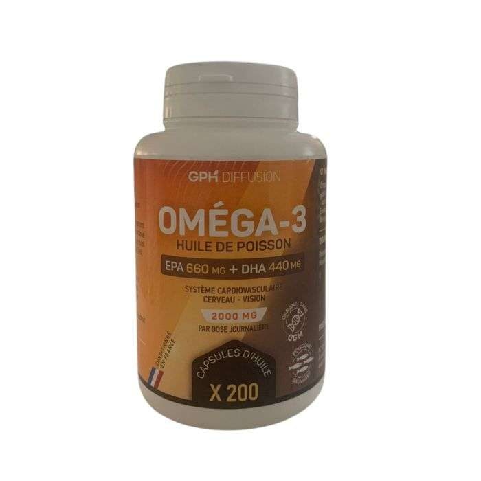 gph-diffusion-gph-diffusion-omega-3-2000-mg-200-capsules-vitamines-et-formes.jpg GPH DIFFUSION OMEGA 3 2000 MG 200 CAPSULES – Image 1