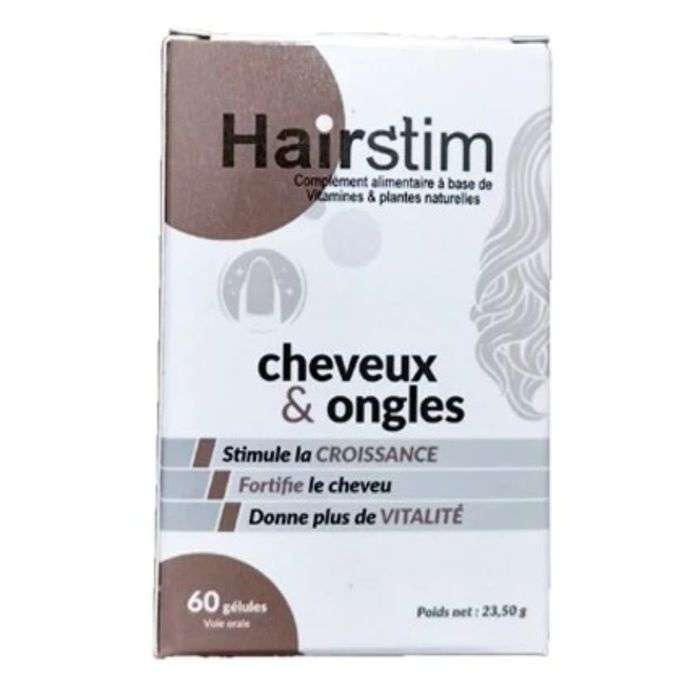 hairstim-hairstim-cheveux-et-ongles-60-gelules-complements-cheveux-et-ongles.jpg HAIRSTIM cheveux et ongles 60 gélules – Image 1