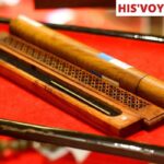 HIS'VOY Oud-Bâtonnets d'encens à l’Oud naturels dans leur étuis en bois +brûleur d'encens en bois