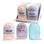 IDC INSTITUTE GANT DE BAIN DOUBLE FACE DOUBLE FONCTION
