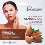 IDC INSTITUTE MASQUE TISSUE HYDRATANT VISAGE A L'HUILE D'AMANDE 1 UNITE