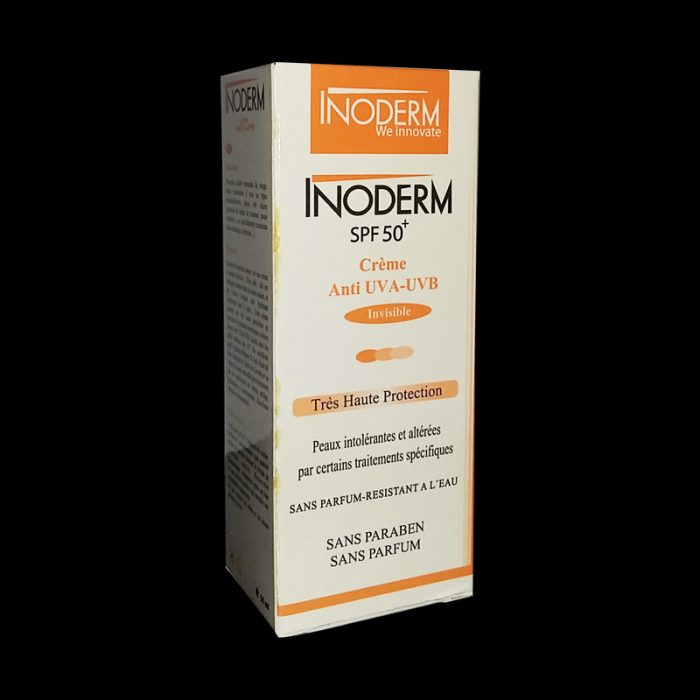 inoderm-spf-50-creme-solaire-tres-haute-protection-invisible-50-ml.jpg INODERM SPF 50+ CREME SOLAIRE TRES HAUTE PROTECTION INVISIBLE 50 ML – Image 1