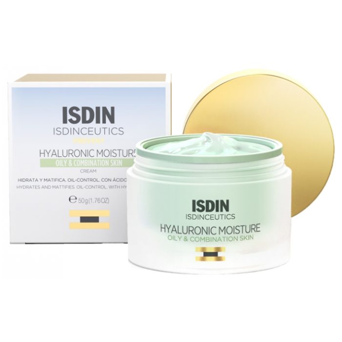 isdin-isdin-isdinceutics-hyaluronic-moisture-creme-peaux-grasses-et-mixtes-50g-soins-hydratants.jpg ISDIN ISDINCEUTICS HYALURONIC MOISTURE CREME PEAUX GRASSES ET MIXTES 50G – Image 1