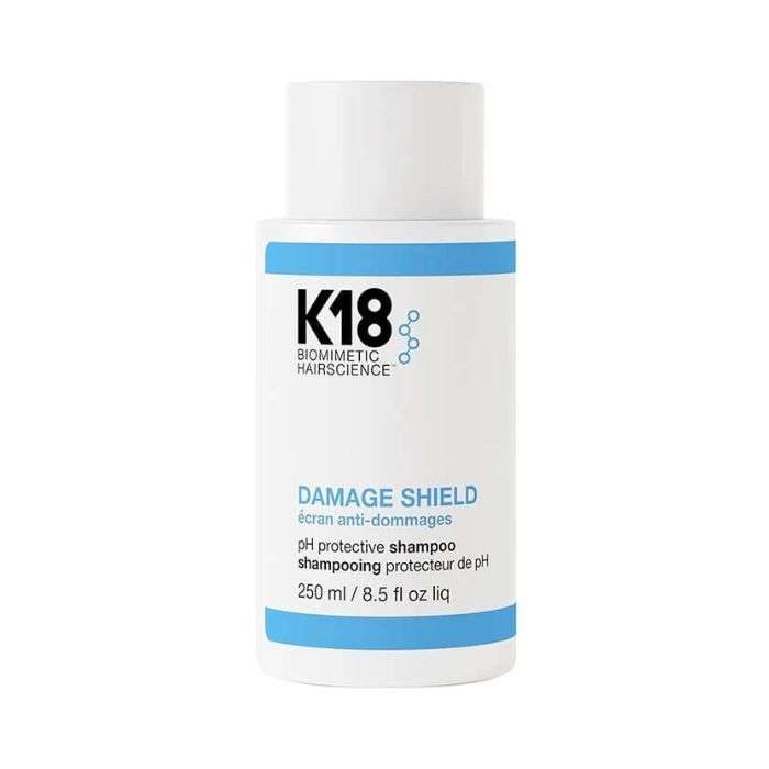 k18-k18-damage-shield-shampooing-protecteur-de-ph-250-ml-shampoings-usage-frequent.jpg K18 DAMAGE SHIELD SHAMPOOING PROTECTEUR DE PH 250 ML – Image 1