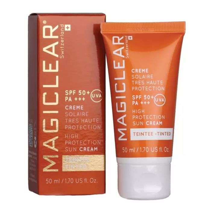 magiclear-magiclear-creme-solaire-anti-age-teintee-spf-50-50ml-cremes.jpg MAGICLEAR CREME SOLAIRE ANTI AGE TEINTEE SPF 50+ 50ML – Image 1
