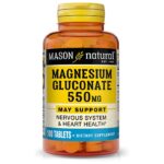 MASON NATURAL MAGNESIUM GLUCONATE 550 MG 100 TABLETS