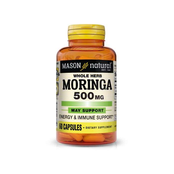 mason-natural-moringa-500mg-60-capsules.jpg MASON NATURAL MORINGA 500MG 60 CAPSULES – Image 1