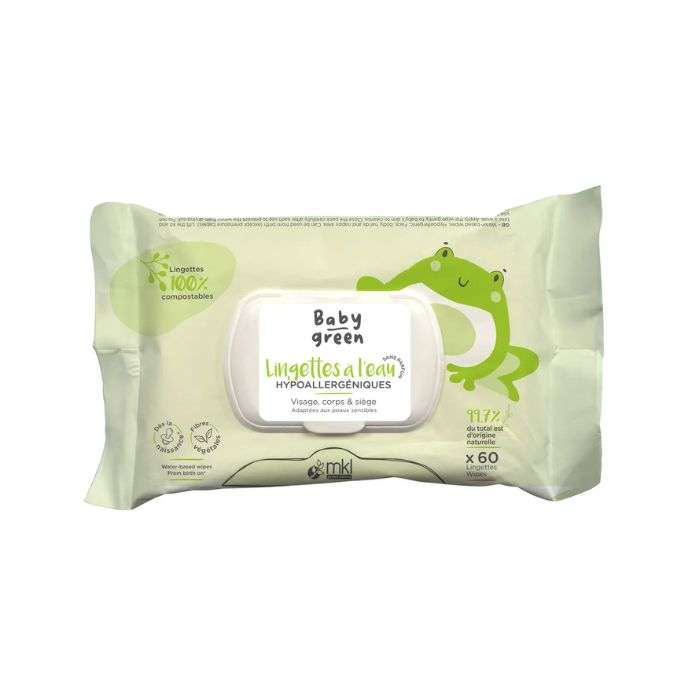 mkl-baby-green-lingettes-a-l-eau-hypoallergenique-pack-de-60.jpg MKL BABY GREEN LINGETTES A L EAU HYPOALLERGENIQUE PACK DE 60 – Image 1