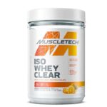 MUSCLETECH ISO WHEY CLEAR 505 G SAVEUR DE FRUIT LEGERE ET CROQUANTE ORANGE