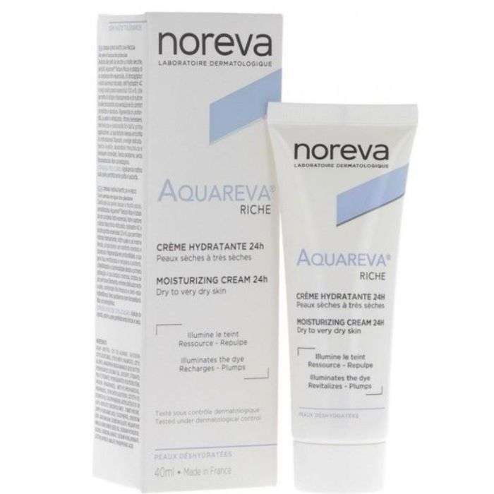 noreva-aquareva-creme-hydratante-24h-texture-riche-40ml.jpg NOREVA AQUAREVA CREME HYDRATANTE 24H TEXTURE RICHE 40ML – Image 1