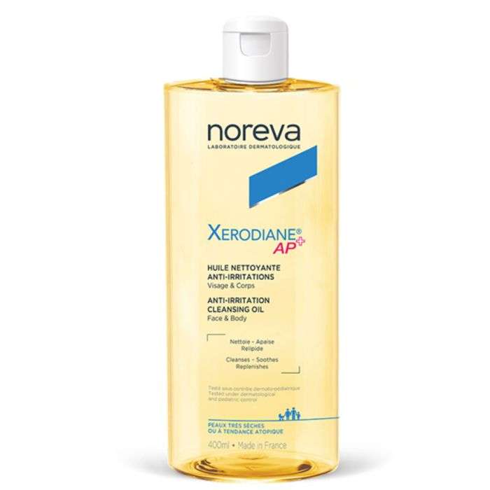 noreva-noreva-xerodiane-ap-huile-nettoyante-anti-irritations-400-ml-nettoyants-visage.jpg NOREVA XERODIANE AP+ HUILE NETTOYANTE ANTI IRRITATIONS 400 ML – Image 1