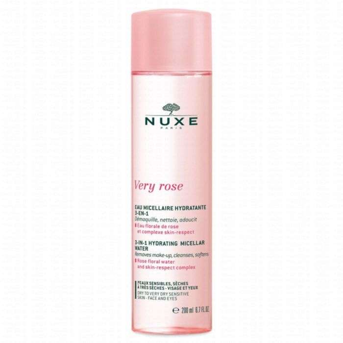 nuxe-nuxe-very-rose-eau-micellaire-hydratante-3-en-1-200-ml-peaux-seches-nettoyants-visage.jpg NUXE VERY ROSE EAU MICELLAIRE HYDRATANTE 3 EN 1 200 ML PEAUX SECHES – Image 1