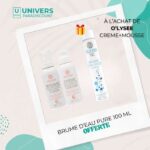 OLYSEE OFFRE MOUSSE NETTOYANTE + CREME ACHETE + BRUME D'EAU PURE 100 ML OFFERTE