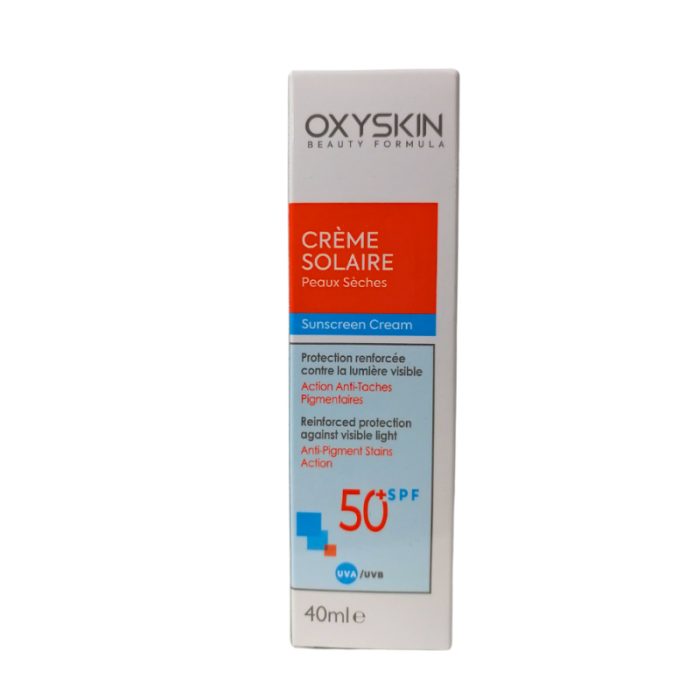oxyskin-oxyskin-creme-solaire-peaux-seches-spf-50-40-ml-cremes.jpg OXYSKIN CREME SOLAIRE PEAUX SECHES SPF 50+ 40 ML – Image 1