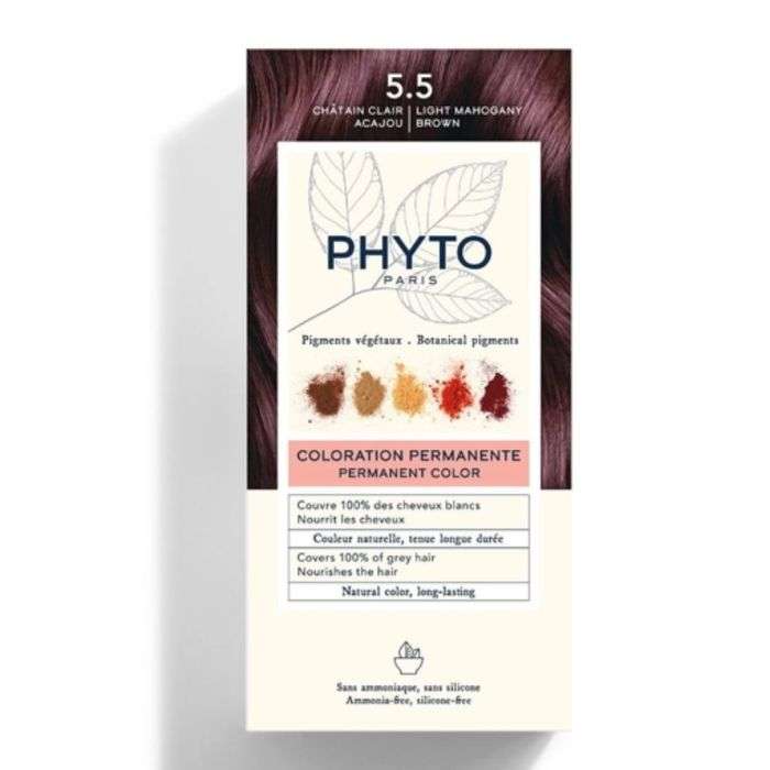 phyto-phyto-color-kit-coloration-55-chatain-clair-acajou-coloration.jpg PHYTO COLOR KIT COLORATION 5.5 CHATAIN CLAIR ACAJOU – Image 1