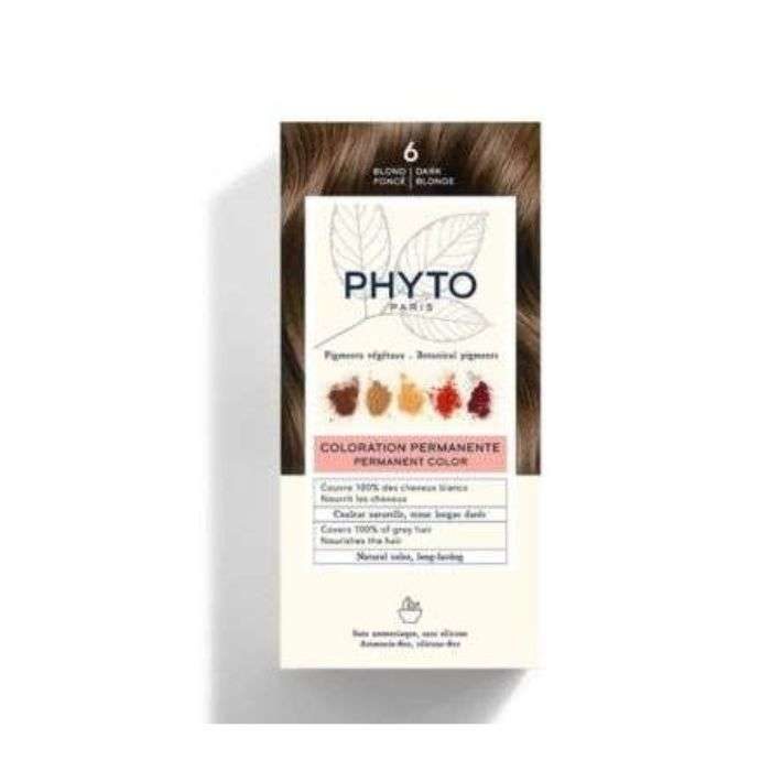 phyto-phyto-color-kit-coloration-6-blond-fonce-coloration-cheveux.jpg PHYTO COLOR KIT COLORATION 6 BLOND FONCE – Image 1