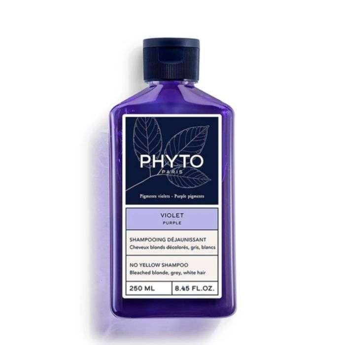 phyto-phyto-violet-shampooing-dejaunissant-250-ml-shampoing-cheveux-colores.jpg PHYTO VIOLET SHAMPOOING DEJAUNISSANT 250 ML – Image 1