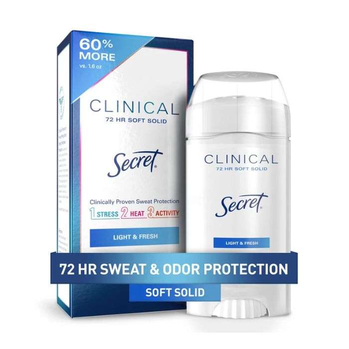 secret-secret-clinical-72h-deodorant-light-and-fresh-45g-produits-americains-visage-et-corps.jpg SECRET CLINICAL 72H DEODORANT LIGHT AND FRESH 45G – Image 1