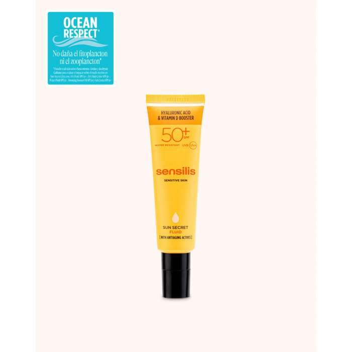 sensilis-sensilis-soin-pour-le-visage-anti-age-fluide-spf50-cremes.jpg SENSILIS Soin pour le visage anti-âge fluide SPF50+ – Image 1