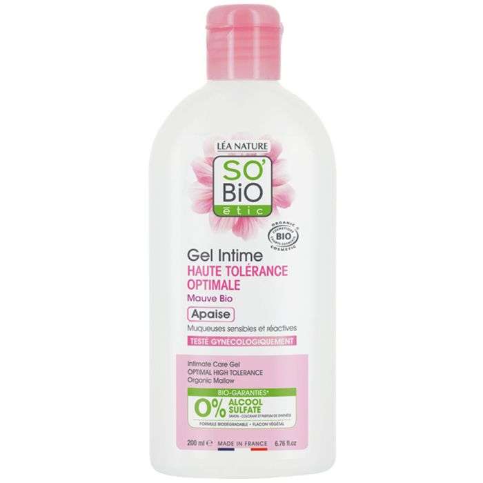 SO BIO GEL INTIME HAUTE TOLERANCE OPTIMALE 200 ML