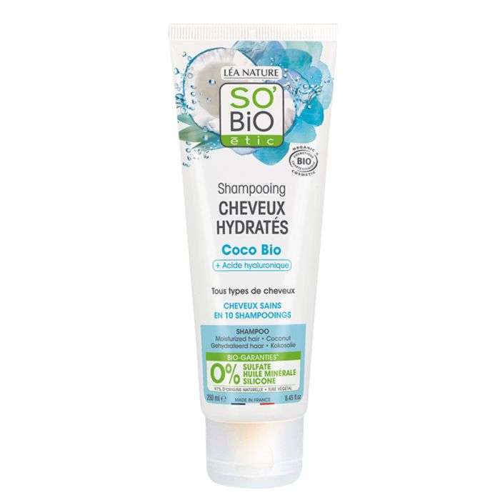 so-bio-so-bio-shampoing-cheveux-hydrates-coco-bio-acide-hyaluronique-250-ml-soins-cheveux.jpg SO BIO SHAMPOING CHEVEUX HYDRATES COCO BIO + ACIDE HYALURONIQUE 250 ML – Image 1